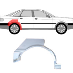 Audi 80 (86-) Arka (4D, dešinė), Audi 80 galinė arka, Galinės arkos, 109132, 130784-6, 0320148, 5901532002447, Galinės arkos, Audi 80 galinė arka, 109132, 130784-6, 0320148, 5901532002447