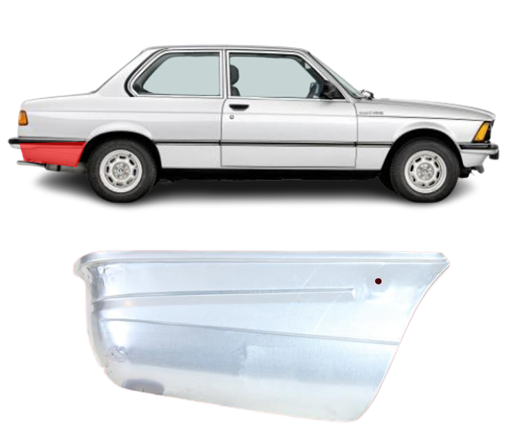 BMW 3 E21 (1975- 1984) Šono skarda, BMW 3 E21 (1975- 1984 šono skardos,BMW 3 E21 (1975- 1984 sidewall,BMW 3 E21 (1975- 1984 sidewalls repair panel