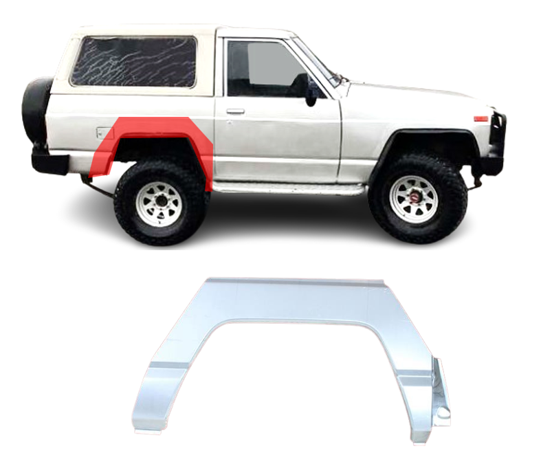 Nissan Patrol (79-) Arka (2D, dešinė), Galinės arkos, Nissan Patrol galinė arka, 277484-3, 5901532053050, Galinės arkos, Nissan Patrol galinė arka