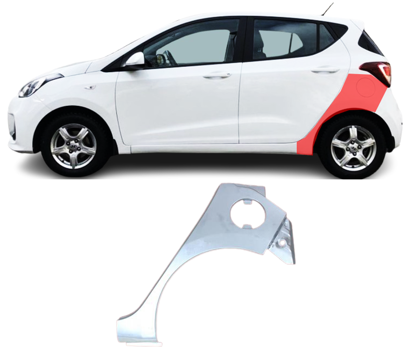 Hyundai I10 (13-) Galinė arka (4 durų, kairė), 40A2835K, 71503B9C00, Hyundai I10 (2013-) Galinė arka, 40A2835K, 71503B9C00, Hyundai I10 (2013-) Galinė arka