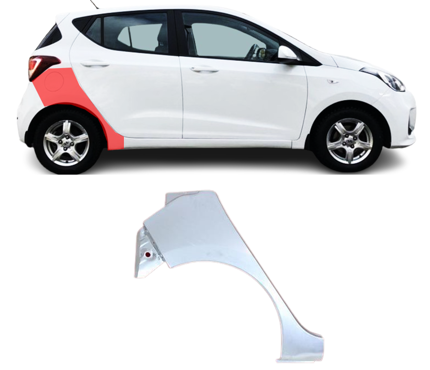 Hyundai I10 (13-) Galinė arka (4 durų, dešinė), Hyundai I10 (2013-) Galinė arka, 40A2845K, 71504B9C00, Hyundai I10 (2013-) Galinė arka, 40A2845K, 71504B9C00