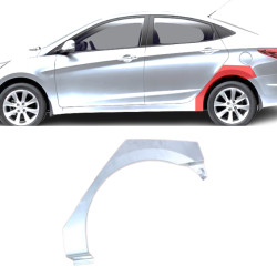 Hyundai Accent (10-) Bagbue (venstre), 40B1834K, 3151581, Hyundai Accent (2010- 2017) Galinė arka