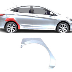 Hyundai Accent (10-) Задняя арка (п), Hyundai Accent (2010- 2017) Galinė arka, 40B1844K, 3151582