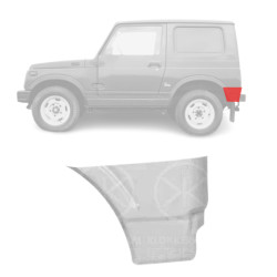 Suzuki Samurai (84-) Painel lateral (esquerdo), Suzuki Samurai šono skarda