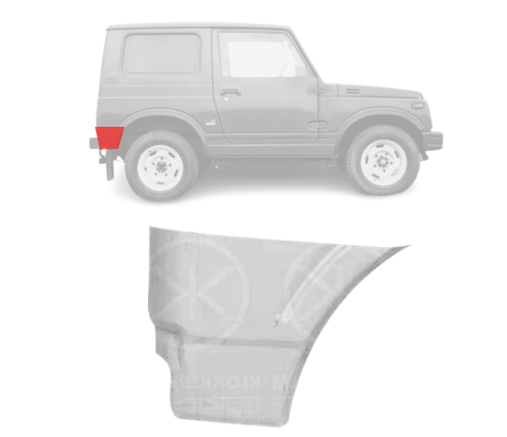 Suzuki SJ140(84-) Šono skarda (dešinė), Suzuki Samurai šono skarda