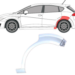 Seat Leon (05-) Galinė arka (5 durų, kairė), 6726835K, Seat Leon (2005- 2013) Galinė arka