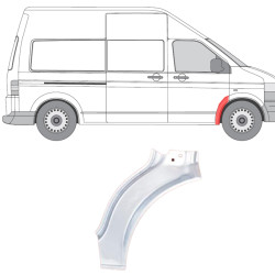 VW T5/Multivan (03-) Pasaj roții față (dreapta), VW Multivan priekinis lankas, VW T5, VW Transporter priekinis lankas prie rato, 956802-3, 5903107062115