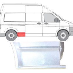 VW T5/Multivan (03-) Pelti takapyörän edessä (oikealla), VW T5 2003 Skarda prieš galinį ratą