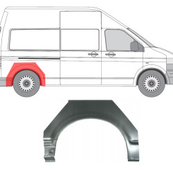 VW T5/Multivan (03-) Arc spate (dreapta), VW T5, VW Multivan arka, VW Transporter galinės arkos, 956884-5, 5903107062160