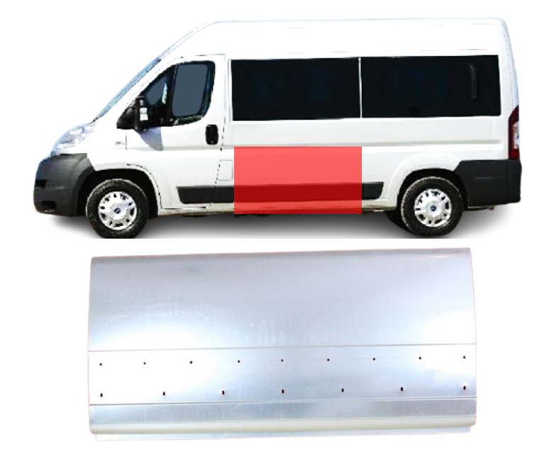 Ducato/Jumper/Boxer (06-) Šono skarda (kairė), Peugeot Boxer, Fiat Ducato dalys, 577083-9, 5901532162677, Citroen Jumper šono skarda, Peugeot Boxer, Fiat Ducato dalys