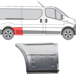 Trafic/Vivaro/Prima (01-) Del pred zadnjim kolesom (dolg, desni), Opel Vivaro, Renault Trafic, Nissan Primastar galinis sparnas, 60268481, 5901532562415, Opel Vivaro